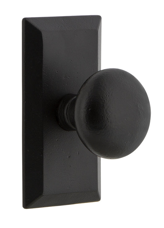 Ageless Iron Keep Knob with Vale Plate