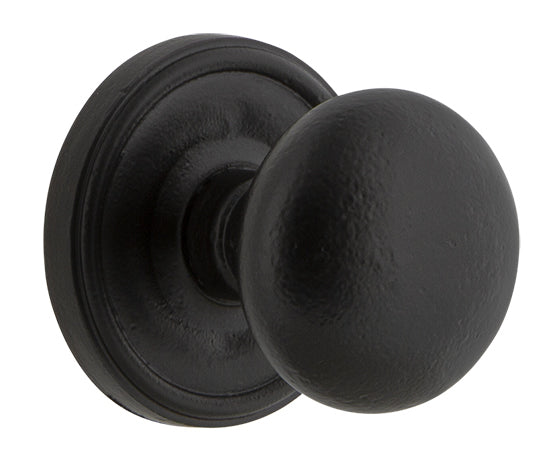 Ageless Iron Keep Knob with Loch Rosette