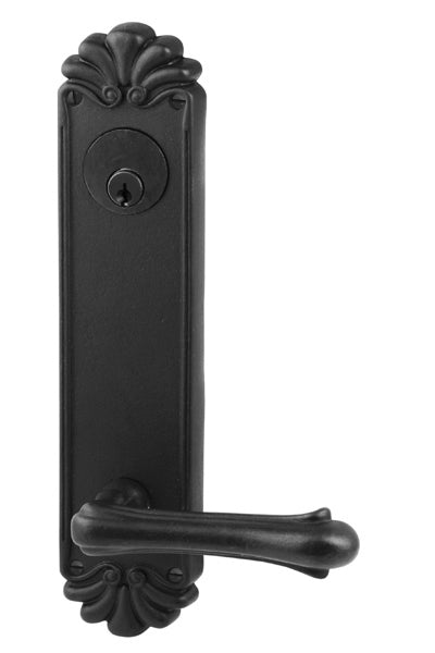Lost Wax #16 Keyed Sideplate with Wembley Lever - Flat Black
