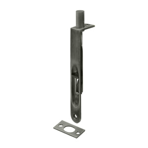 Deltana 6 Inch Heavy Duty Flush Bolt - Antique Nickel