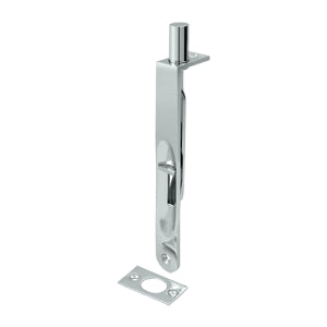 Deltana 6 Inch Heavy Duty Flush Bolt - Polished Chrome