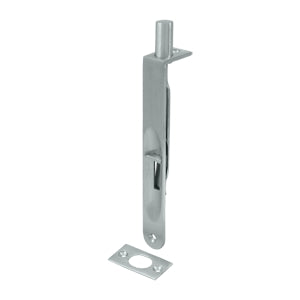 Deltana 6 Inch Heavy Duty Flush Bolt - Brushed Chrome