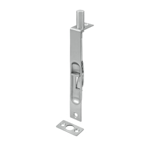 Deltana 6 Inch Heavy Duty Flush Bolt - Brushed Stainless Steel