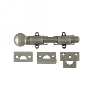 Deltana 6 Inch Heavy Duty Surface Bolt - Antique Nickel