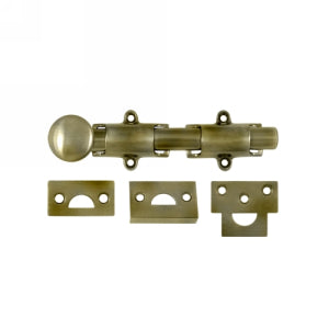 Deltana 6 Inch Heavy Duty Surface Bolt - Antique Brass