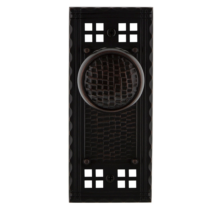 Nostalgic Warehouse Craftsman Plate with Craftsman Knob