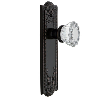 Nostalgic Warehouse Meadows Plate with Crystal Knob