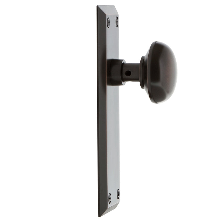 Nostalgic Warehouse New York Plate with New York Knob