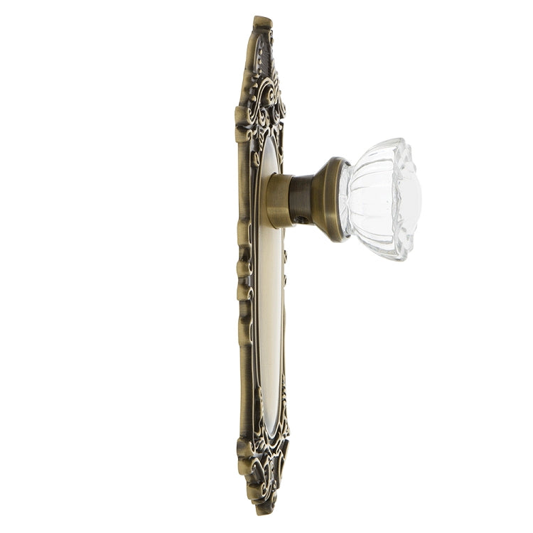 Nostalgic Warehouse Victorian Plate with Crystal Knob