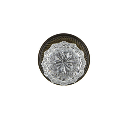 Nostalgic Warehouse Rope Rosette with Crystal Knob