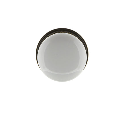 Nostalgic Warehouse Rope Rosette with Porcelain Knob