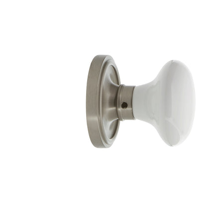 Nostalgic Warehouse Classic Rosette with White Porcelain Knob