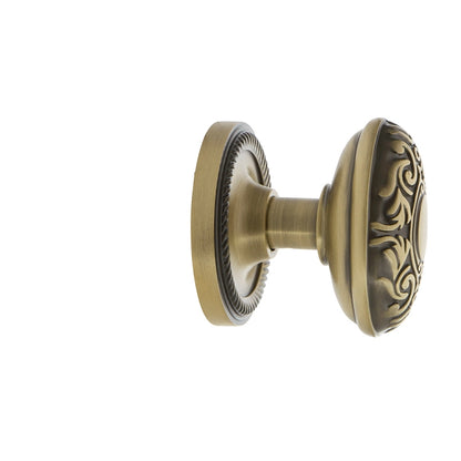 Nostalgic Warehouse Rope Rosette with Victorian Knob