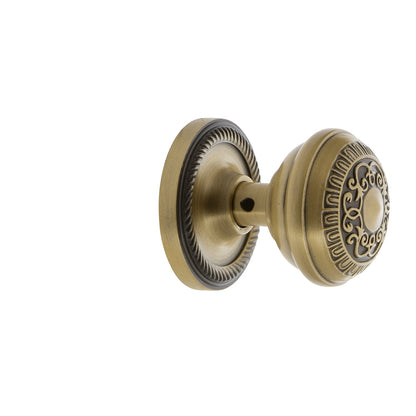 Nostalgic Warehouse Rope Rosette with Egg and Dart Knob
