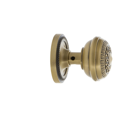 Nostalgic Warehouse Rope Rosette with Egg and Dart Knob