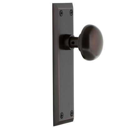 Nostalgic Warehouse New York Plate with New York Knob