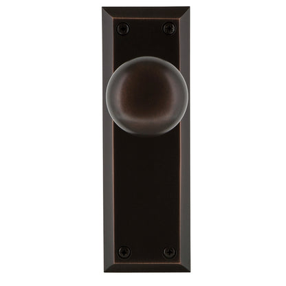 Nostalgic Warehouse New York Plate with New York Knob