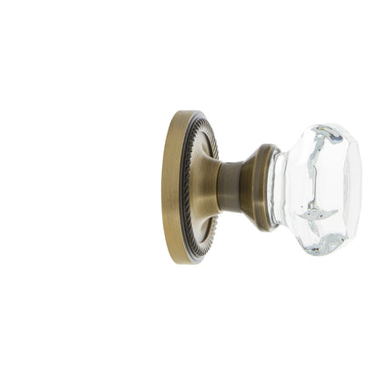 Nostalgic Warehouse Rope Rosette with Waldorf Knob