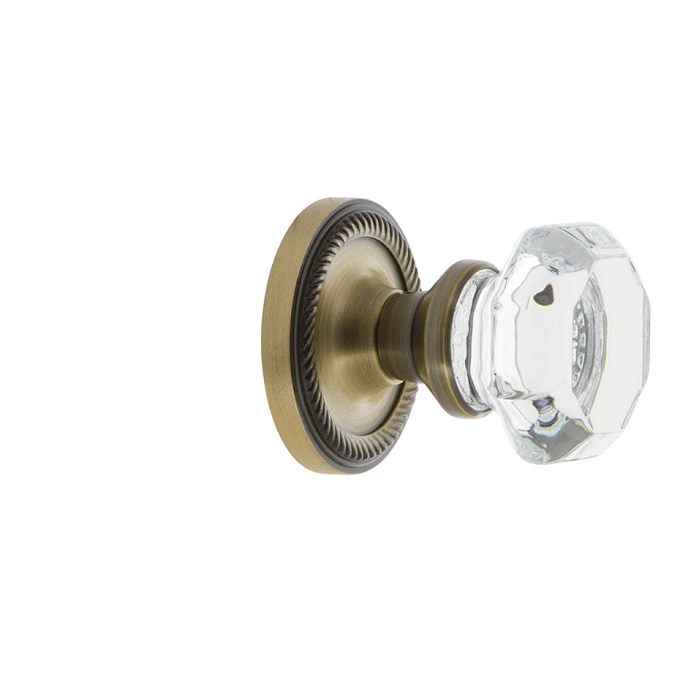 Nostalgic Warehouse Rope Rosette with Waldorf Knob