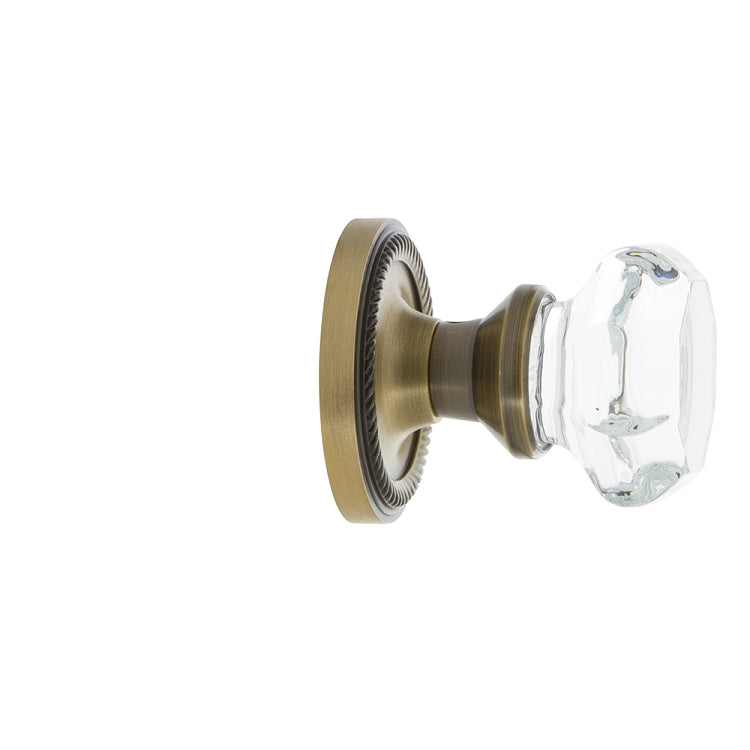 Nostalgic Warehouse Rope Rosette with Waldorf Knob