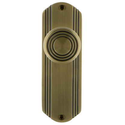 Nostalgic Warehouse Deco Plate with Deco Knob