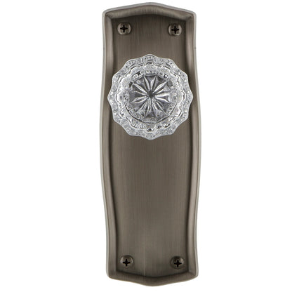 Nostalgic Warehouse Prairie Plate with Crystal Knob