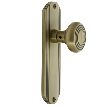 Nostalgic Warehouse Deco Plate with Deco Knob