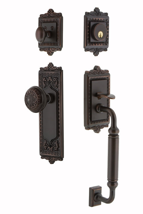Nostalgic Warehouse Egg and Dart Handleset with C Grip