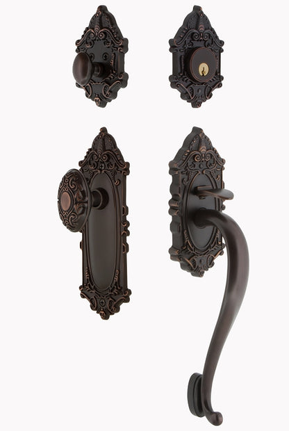 Nostalgic Warehouse Victorian Handleset with S Grip