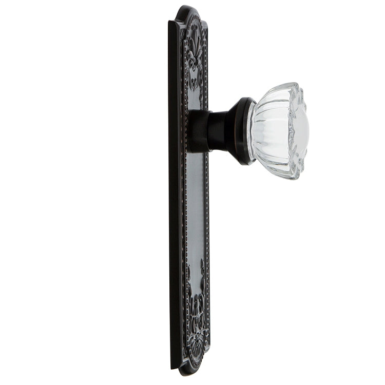 Nostalgic Warehouse Meadows Plate with Crystal Knob
