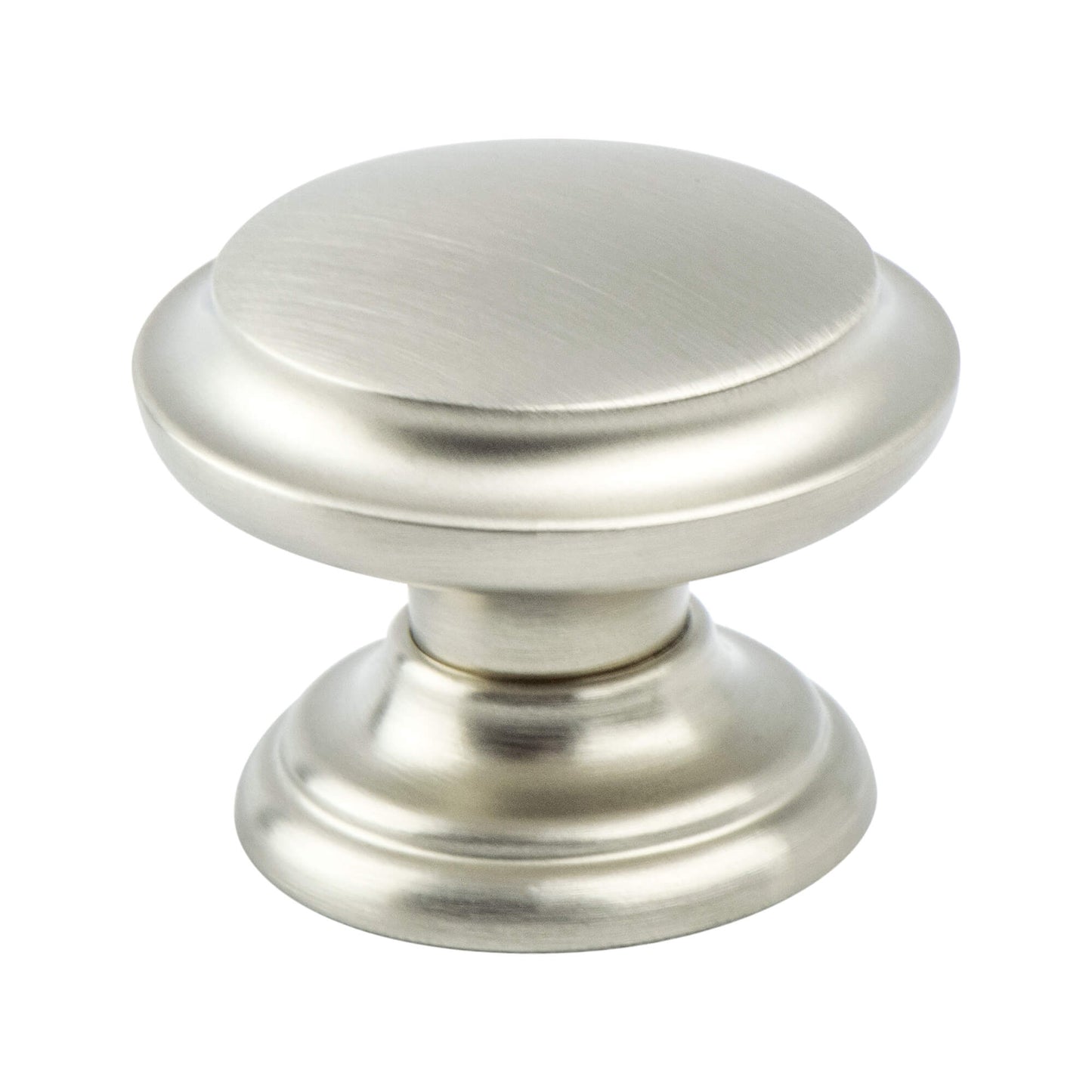 Berenson Euro Classica 1-1/8 Inch Knob In Brushed Nickel