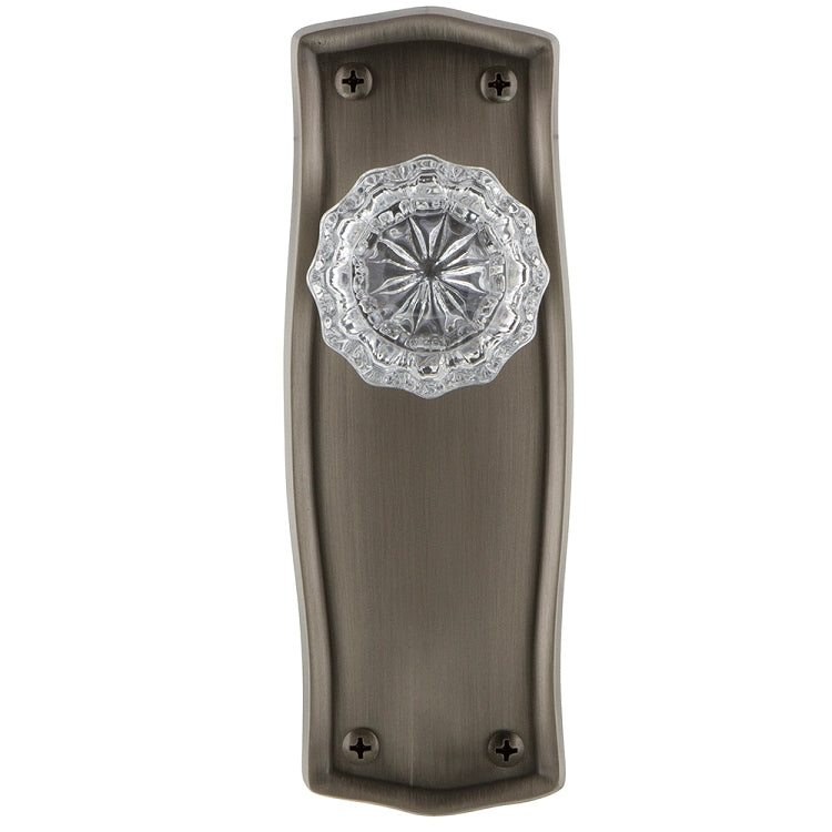 Nostalgic Warehouse Prairie Plate with Crystal Knob