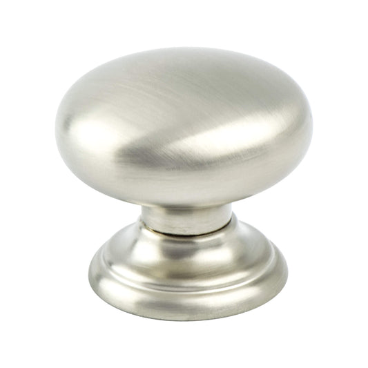Berenson Euro Classica 1-1/4 Inch Knob In Brushed Nickel