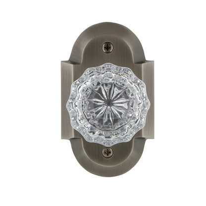 Nostalgic Warehouse Cottage Plate with Crystal Knob