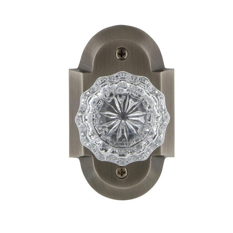 Nostalgic Warehouse Cottage Plate with Crystal Knob