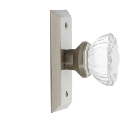 Nostalgic Warehouse Studio Plate with Crystal Knob