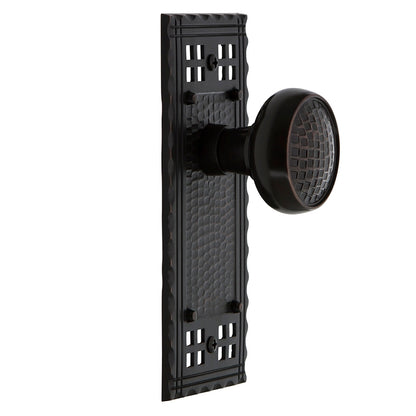 Nostalgic Warehouse Craftsman Plate with Craftsman Knob