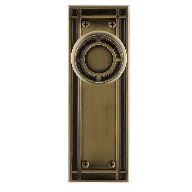 Nostalgic Warehouse Mission Plate with Mission Knob