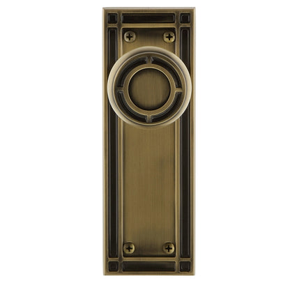 Nostalgic Warehouse Mission Plate with Mission Knob