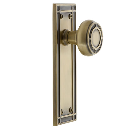 Nostalgic Warehouse Mission Plate with Mission Knob
