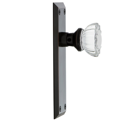 Nostalgic Warehouse New York Plate with Crystal Knob