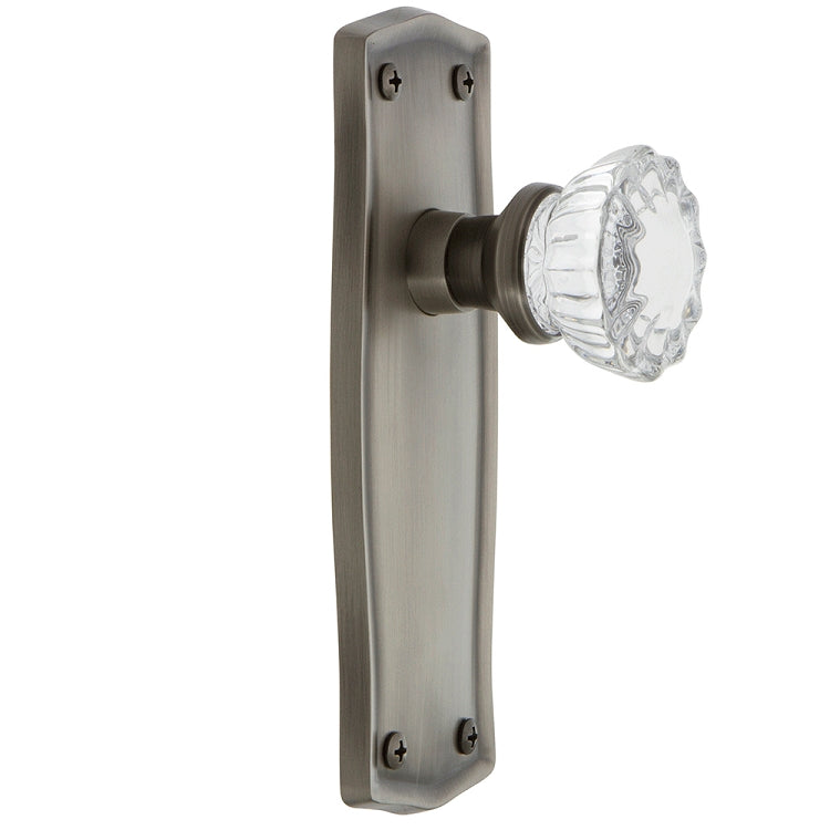 Nostalgic Warehouse Prairie Plate with Crystal Knob