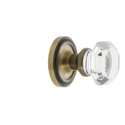 Nostalgic Warehouse Rope Rosette with Waldorf Knob