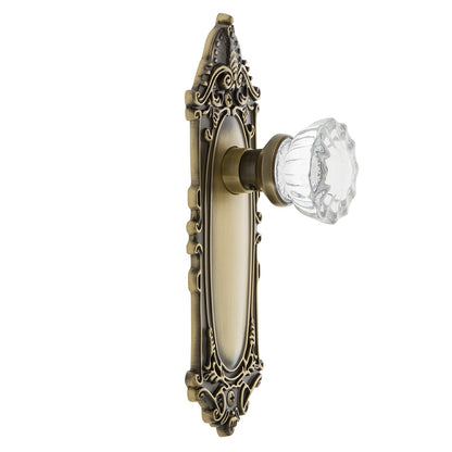Nostalgic Warehouse Victorian Plate with Crystal Knob