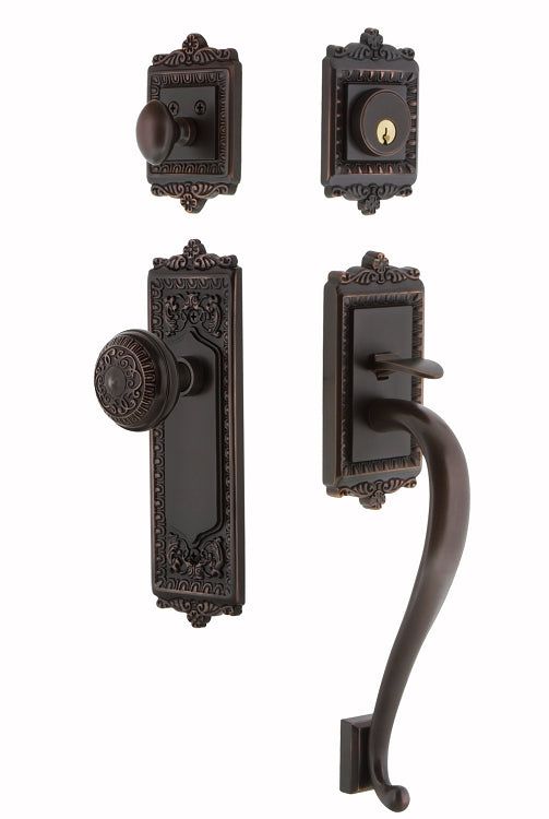 Nostalgic Warehouse Egg and Dart Handleset with S Grip