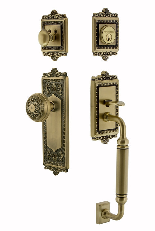 Nostalgic Warehouse Egg and Dart Handleset with C Grip