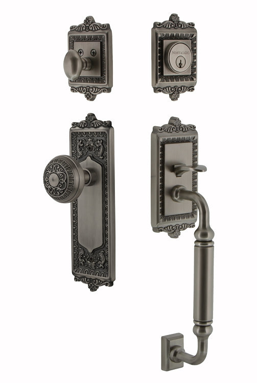 Nostalgic Warehouse Egg and Dart Handleset with C Grip