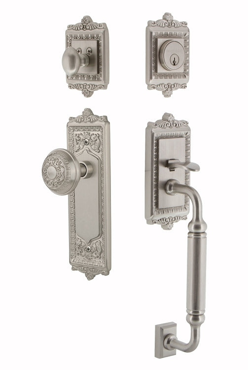 Nostalgic Warehouse Egg and Dart Handleset with C Grip
