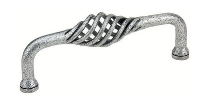 Emtek 4 Inch Lafayette Fixed Drawer Pull Satin Steel