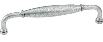 Emtek 6 Inch Normandy Fixed Drawer Pull Satin Steel